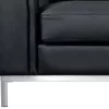 Sofa Ecksofa L OSLO schwarz ohne Ottomane CH