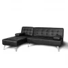 Pack Sofá Chaise Longue + Mesa de Cristal Temperado + 6 Cadeiras