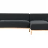 Left Corner Sofa Black SOSJO