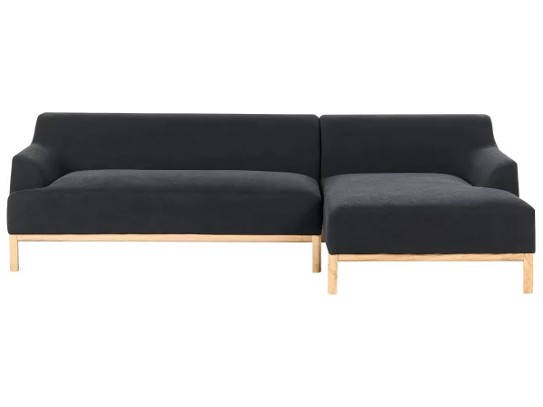 Left Corner Sofa Black SOSJO
