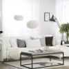 Sofa ABERDEEN links/rechts, Weiss, Kunstleder CH..