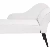 Right Hand Chaise Lounge BIARRITZ White DEF