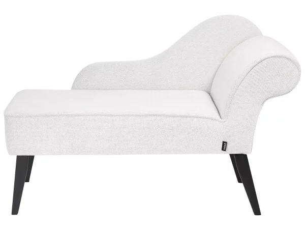 Right Hand Chaise Lounge BIARRITZ White DEF