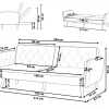 Schlafsofa BARDU dunkelgrün CH