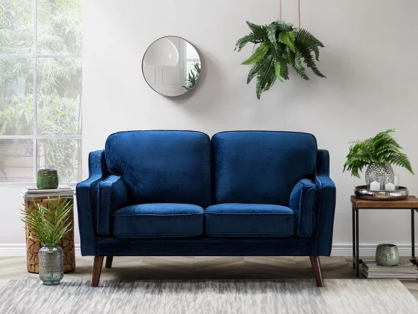 Sofa LOKKA, 2 sitzer dunkelblau CH.