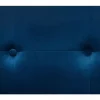 Sofá de 3 lugares em veludo azul marinho AVALDSENES