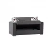 Sofá cama Dgosen, sofá cama container linear de 2 lugares, sofá da sala em tecido acolchoado com abertura click-clac, 160x85h91 cm, Cinza