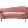 Velvet Sofa, SAVAR, Pink