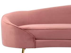 Velvet Sofa, SAVAR, Pink