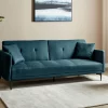 Sofa LUCAN, blue, black legs DEF