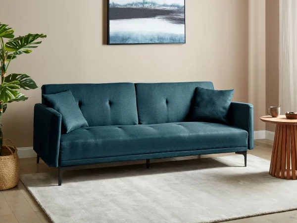 Sofa LUCAN, blue, black legs DEF