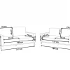 Sofa Set Light Beige Cord SIGGARD,DEF