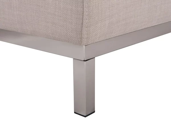 Sofa Eckofa L OSLO beige, aus Stoff CH