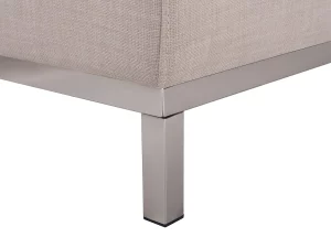 Sofa Eckofa L OSLO beige, aus Stoff CH