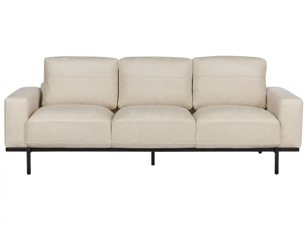 Fabric Sofa SOVIK, 3-seater, Cream Beige, DEF