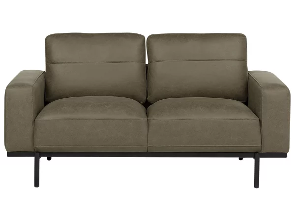 Fabric Sofa SOVIK, 2-seater, Green, DEF