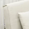 HOMCOM Poltrona 2 em 1 Sofá Cama Individual Dobrável com Encosto Ajustável e Almofada para Sala de Estar Dormitório Escritório Carga 125 kg 90x78x79 cm Bege
