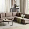 5-Seater Modular Corner Sofa UNSTAD Brown DEF