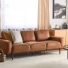 Fabric Sofa SOVIK, 3-seater, Brown, DEF