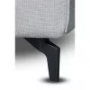 Chaise longue STOCKHOLM com cama e baú dereita 4 lugares cinza