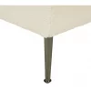 Chaise-longue à direita em tecido bouclé branco creme RIOM