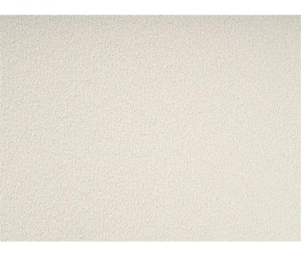 Chaise-longue à direita em tecido bouclé branco creme RIOM