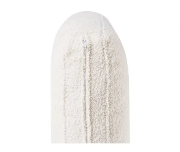 Sofá de canto à esquerda OSLO Branco Bouclé Esquerdo