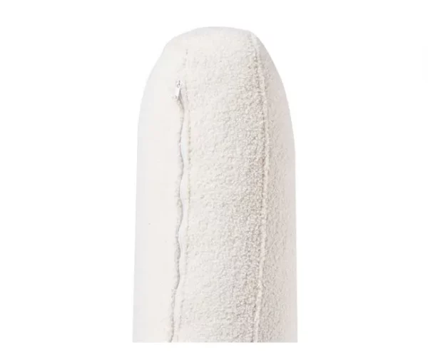 Sofá de canto à esquerda OSLO Branco Bouclé Esquerdo