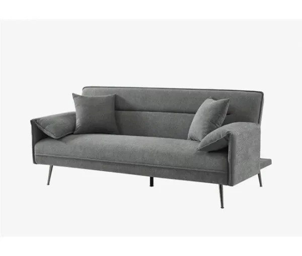 Sofá cama 3 lugares EIDEN cor cinza