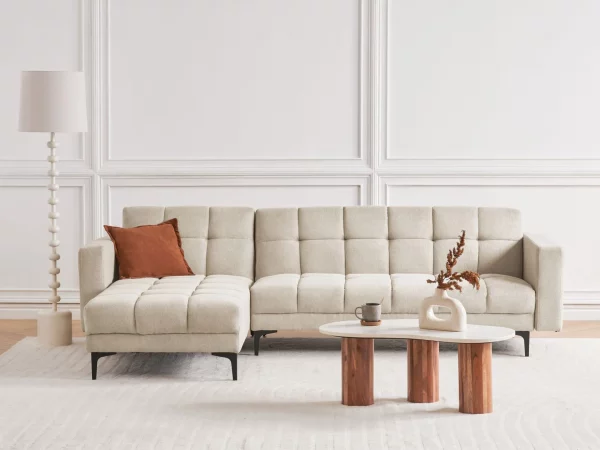 RH Corner Sofa, ALNES, Beige, DEF