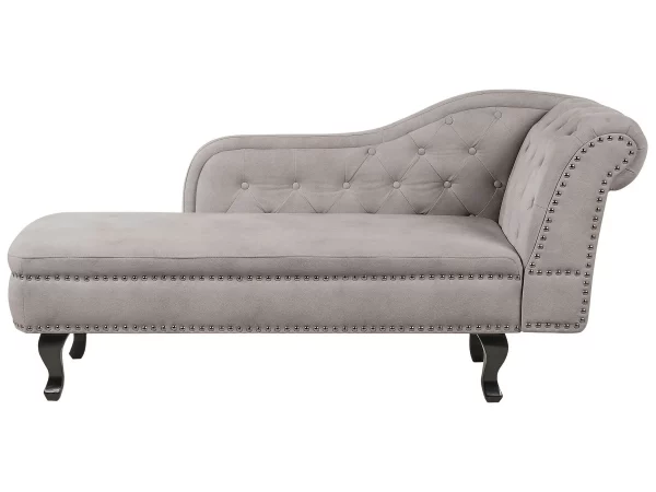 Right Hand Chaise Lounge NIMES Taupe DEF