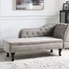 Right Hand Chaise Lounge NIMES Taupe DEF