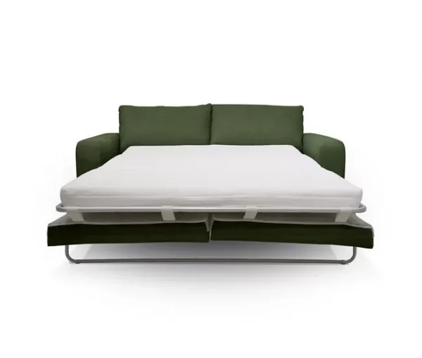 Sofá cama de 2 lugares SWEET com abertura italiana cor verde água
