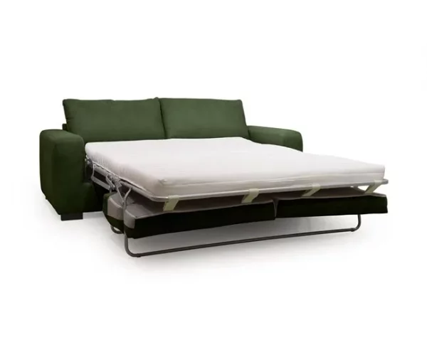 Sofá cama de 2 lugares SWEET com abertura italiana cor verde água
