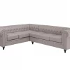 Ecksofa rechts, CHESTERFIELD, Beige CH.