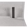 Sofá-cama de 1 lugar em tecido cinzento claro VESTFOLD
