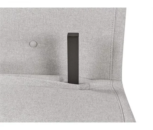 Sofá-cama de 1 lugar em tecido cinzento claro VESTFOLD