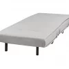 Sofá-cama de 1 lugar em tecido cinzento claro VESTFOLD
