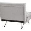 Sofá-cama de 1 lugar em tecido cinzento claro VESTFOLD