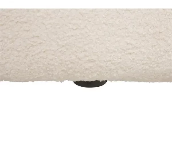 Sofá de 3 lugares em tecido branco LOMMA