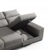 Chaise longue KLEE dereita 4 lugares vison