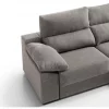 Chaise longue KLEE dereita 4 lugares vison