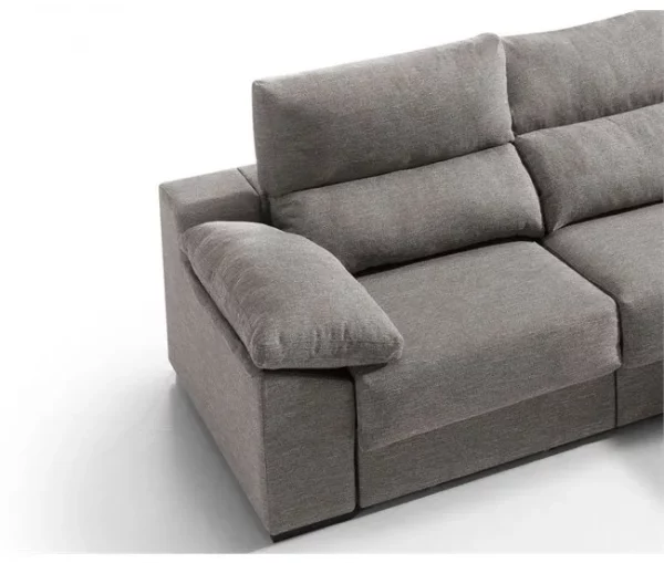 Chaise longue KLEE dereita 4 lugares vison