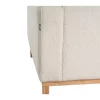 Sofá de canto direito SIGGARD Branco Bouclé Direito