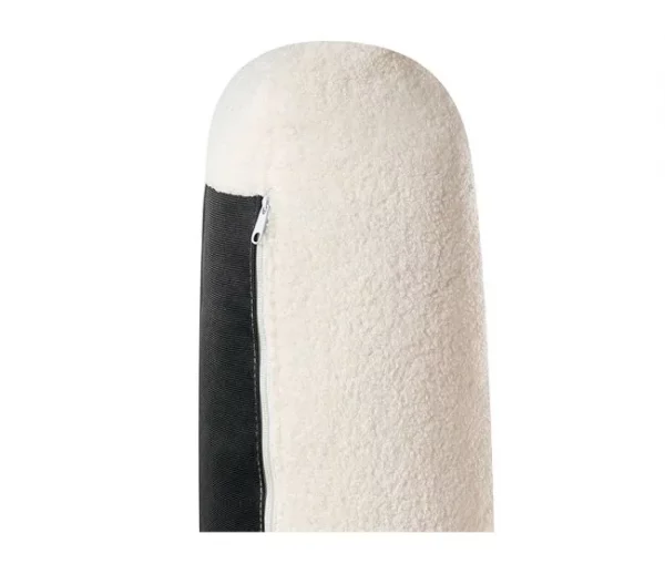 Sofá de canto direito SIGGARD Branco Bouclé Direito