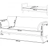 Sofa Bed ASAA Off White DEF