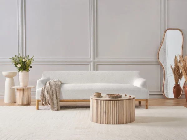 3 Seater Sofa boucle, off-white SOSJO