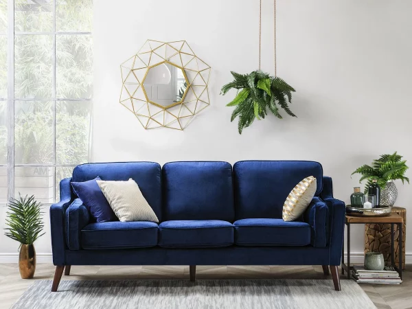 Sofa LOKKA, 3 sitzer dunkelblau CH