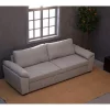 Sofá cama 3 lugares HANSAN cinza claro