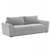 Sofá cama 3 lugares HANSAN cinza claro